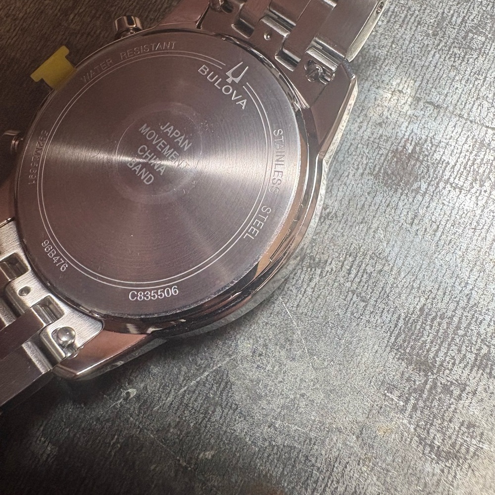 Bulova Classic Sutton Chronograph Stainless Steel Men's Quartz Watch - Picture 7 of 12